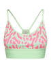 KARI TRAA Sport-BH "Var" in Grün/ Pink