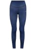 KARI TRAA Trainingsleggings "Fierce" in Dunkelblau/ Schwarz