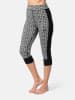 KARI TRAA Merinowoll-Thermounterhose "Rose Capri" in Schwarz/ Grau