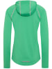 KARI TRAA Funktionshoodie "Sanne" in Grün