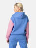 KARI TRAA Hoodie "Anelie" blauw/lichtroze