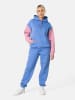 KARI TRAA Hoodie "Anelie" blauw/lichtroze