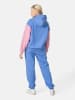 KARI TRAA Hoodie "Anelie" blauw/lichtroze