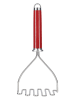 KitchenAid Kartoffelstampfer in Silber/ Rot - (L)27 cm