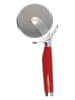 KitchenAid Nóż w kolorze srebrno-czerwonym do pizzy - dł. 22,5 cm