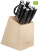 KitchenAid 12tlg. Messerblock-Set in Natur/ Schwarz