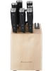 KitchenAid 12tlg. Messerblock-Set in Natur/ Schwarz