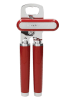 KitchenAid Otwieracz w kolorze srebrno-czerwonym do puszek - dł. 20,3 cm