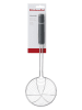 KitchenAid Łyżka cedzakowa w kolorze srebrno-szarym - dł. 35 cm