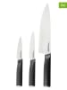 KitchenAid 3-delige set: keukenmessen zilverkleurig/zwart