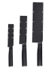 KitchenAid 3-delige set: keukenmessen zilverkleurig/zwart