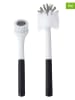KitchenAid 2er-Set: Reinigungsbürsten in Schwarz/ Weiß