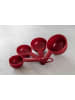 KitchenAid 4-delige set: maatlepels rood