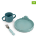done by deer 3-delige eetleerset "Deer friends" lichtblauw/blauw