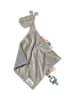 done by deer Baby-Kuscheltuch "Raffi" in Grau - (L)30 x (B)30 cm