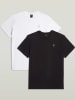 G-Star 2-delige set: shirts wit/zwart