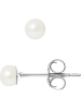 Pearline Perlen-Ohrstecker in Weiß