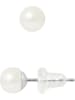 Pearline Perlen-Ohrstecker in Weiß
