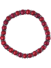 Pearline Perlen-Armband in Rot