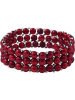 Pearline Bransoletka perłowa w kolorze czerwonym