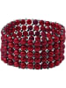 Pearline Bransoletka w kolorze czerwonym z perłami