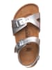 Birkenstock Sandalen "Rio" zilverkleurig