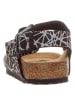 Birkenstock Sandalen "Milano" zwart/grijs - wijdte S
