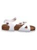 Birkenstock Sandalen "Rio" wit - wijdte S
