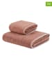 Lanerossi 2tlg. Frottierwaren-Set ''Coppia'' in Rosa