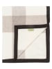 Lanerossi Wollen deken "Abete" lichtbruin/wit - (L)210 x (B)160 cm