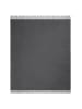Lanerossi Wolldecke "Luce" in Grau - (L)180 x (B)130 cm