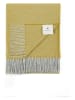 Lanerossi Wolldecke mit Kaschmiranteil in Gelb - (L)180 x (B)130 cm
