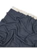 Lanerossi Wollen deken "Emil" donkerblauw - (L)180 x (B)130 cm