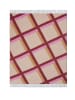 Lanerossi Wolldecke "City in Rot/ Rosa - (L)190 x (B)130 cm