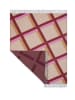 Lanerossi Wolldecke "City in Rot/ Rosa - (L)190 x (B)130 cm