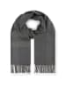 Lanerossi Kaszmirowy szal "Senna" w kolorze szarym - 190 x 35 cm