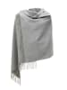 Lanerossi Wollen cape grijs - (L)79 x (B)180 cm