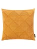 Magma Heimtex Poszewka "Purl" w kolorze musztardowym na poduszkę - 50 x 50 cm