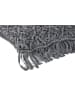 Magma Heimtex Kissenhülle "Fringe" in Grau - (L)45 x (B)45 cm