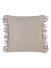 Magma Heimtex Kussenhoes "Fringe" beige - (L)45 x (B)45 cm