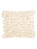 Magma Heimtex Kussenhoes "Fringe" crème - (L)45 x (B)45 cm
