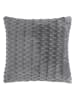 Magma Heimtex Pluchen kussenhoes "Kalima" grijs - (L)45 x (B)45 cm