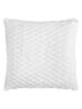 Magma Heimtex Pluchen kussenhoes "Kalima" wit - (L)45 x (B)45 cm