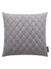 Magma Heimtex Samt-Kissenhülle "Magali" in Grau - (L)40 x (B)40 cm