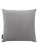 Magma Heimtex Samt-Kissenhülle "Magali" in Grau - (L)40 x (B)40 cm