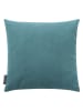Magma Heimtex Fluwelen kussenhoes "Magali" blauw - (L)40 x (B)40 cm