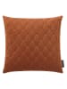 Magma Heimtex Samt-Kissenhülle "Magali" in Hellbraun - (L)40 x (B)40 cm