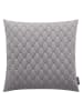 Magma Heimtex Samt-Kissenhülle "Magali" in Grau - (L)50 x (B)50 cm