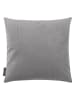 Magma Heimtex Samt-Kissenhülle "Selina" in Grau - (L)40 x (B)40 cm