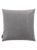 Magma Heimtex Samt-Kissenhülle "Selina" in Grau - (L)50 x (B)50 cm